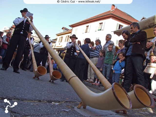 le Retour des Alpages, édition 2010 - le sam. 09 octobre 2010, dans la vieille ville à Annecy. – « le Retour des Alpages, édition 2010 » – mots associés : alpage, descente des alpages, fête