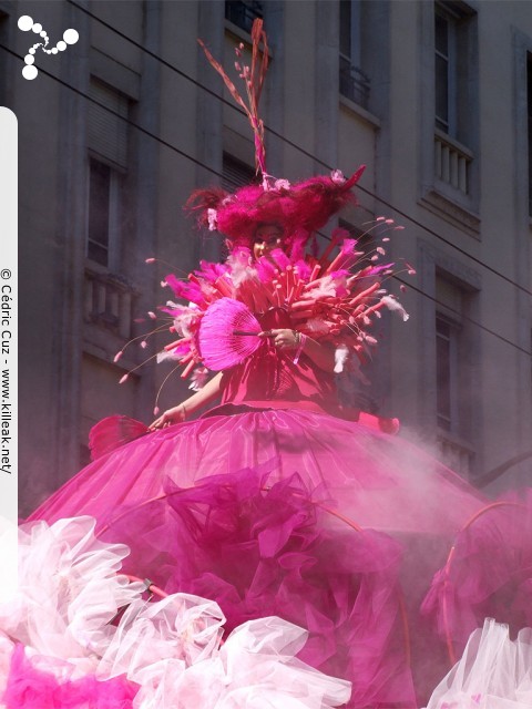 « La Vie en Rose - Défilé de la Biennale de la Danse de Lyon, édition 2010 » – La Vie en Rose - Défilé de la Biennale de la Danse de Lyon, édition 2010, le dim. 12 septembre 2010, à Lyon, entre les places des Terreaux et Bellecour, via la Rue de la République. – mots associés : biennale, danse, défilé, lyon