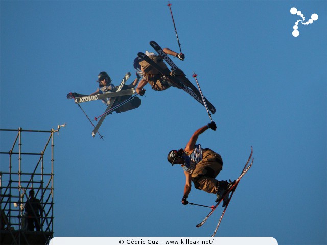 Sosh Big Air 2016 Annecy - le ven. 30 septembre et sam. 01 octobre 2016, Annecy, Haute-Savoie. — « Sosh Big Air 2016 Annecy » — Compétition internationale de ski freestyle sur un big air urbain. — mots associés : big air, freestyle, ski