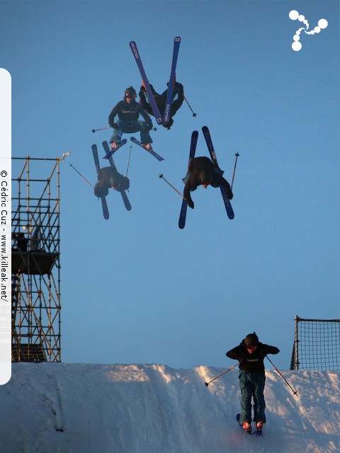 Sosh Big Air 2016 Annecy - le ven. 30 septembre et sam. 01 octobre 2016, Annecy, Haute-Savoie. — « Sosh Big Air 2016 Annecy » — Compétition internationale de ski freestyle sur un big air urbain. — mots associés : big air, freestyle, ski