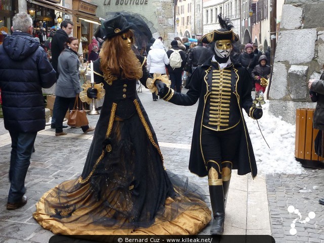 Carnaval Vénitien d'Annecy, édition 2013 - les sam. 23 et dim. 24 février 2013, Annecy. – « Carnaval Vénitien d'Annecy, édition 2013 » – mots associés : carnaval, carnaval vénitien