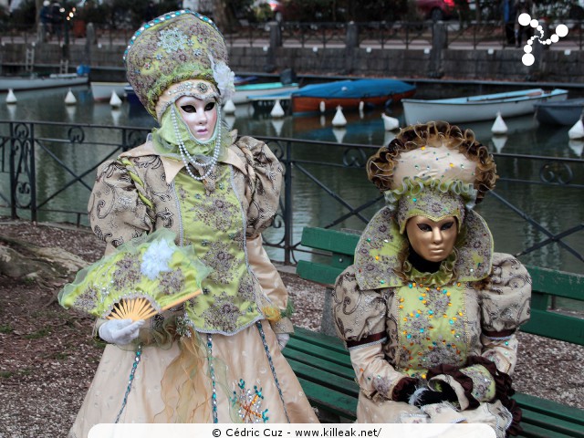 Carnaval vénitien, édition 2017 - les ven. 23, sam. 24 et dim. 25 février 2018, Annecy, Haute-Savoie. — « Carnaval Vénitien d'Annecy, édition 2018 » — mots associés : carnaval vénitien