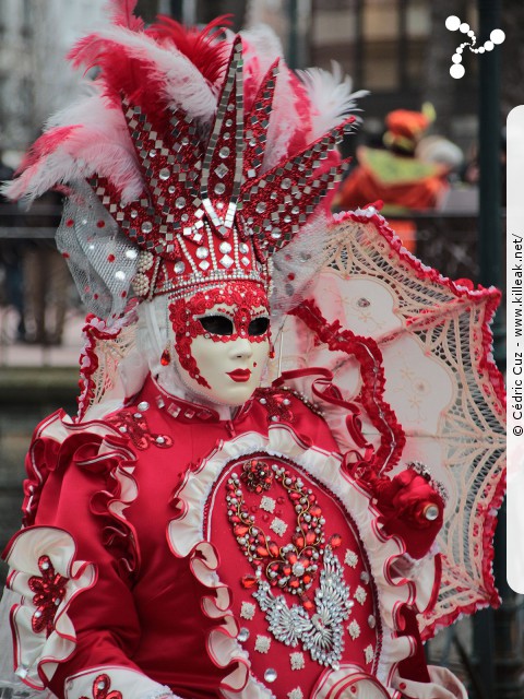 Carnaval vénitien, édition 2017 - les ven. 23, sam. 24 et dim. 25 février 2018, Annecy, Haute-Savoie. – « Carnaval Vénitien d'Annecy, édition 2018 » – mots associés : carnaval vénitien