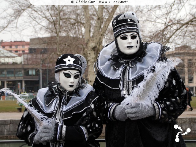 Carnaval vénitien, édition 2017 - les ven. 23, sam. 24 et dim. 25 février 2018, Annecy, Haute-Savoie. — « Carnaval Vénitien d'Annecy, édition 2018 » — mots associés : carnaval vénitien