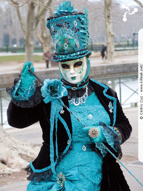 Carnaval vénitien, édition 2017 - les ven. 23, sam. 24 et dim. 25 février 2018, Annecy, Haute-Savoie. — « Carnaval Vénitien d'Annecy, édition 2018 » — mots associés : carnaval vénitien