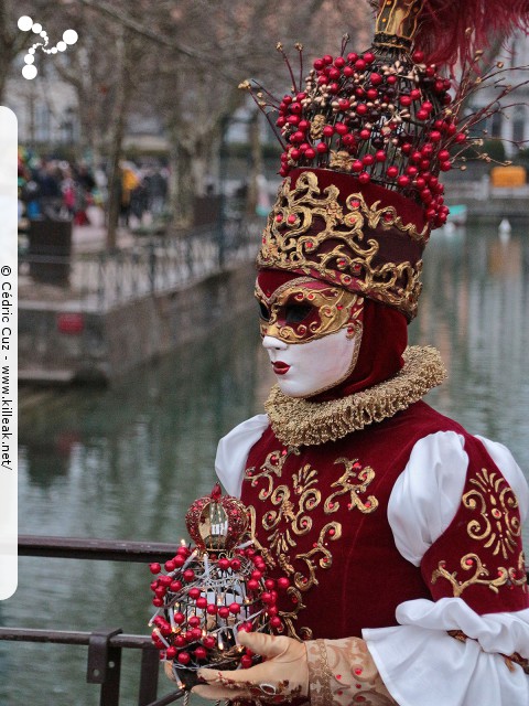 Carnaval vénitien, édition 2017 - les ven. 23, sam. 24 et dim. 25 février 2018, Annecy, Haute-Savoie. – « Carnaval Vénitien d'Annecy, édition 2018 » – mots associés : carnaval vénitien