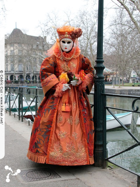 Carnaval vénitien, édition 2017 - les ven. 23, sam. 24 et dim. 25 février 2018, Annecy, Haute-Savoie. — « Carnaval Vénitien d'Annecy, édition 2018 » — mots associés : carnaval vénitien