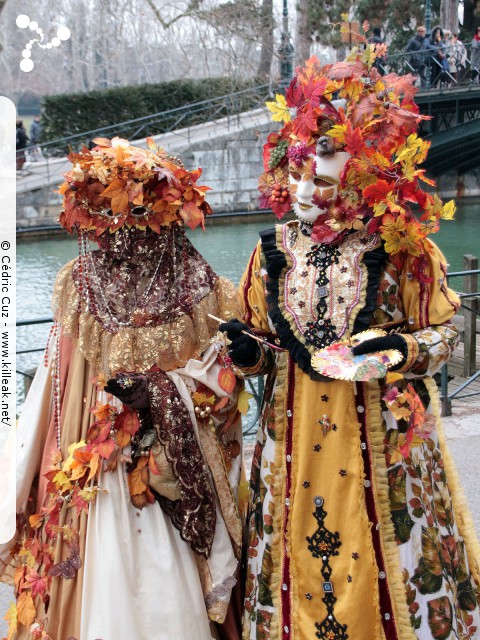 Carnaval vénitien, édition 2017 - les ven. 23, sam. 24 et dim. 25 février 2018, Annecy, Haute-Savoie. — « Carnaval Vénitien d'Annecy, édition 2018 » — mots associés : carnaval vénitien