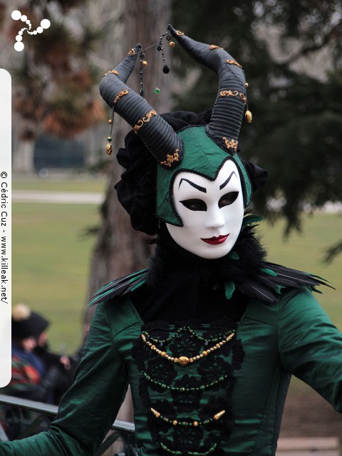 Carnaval vénitien, édition 2017 - les ven. 23, sam. 24 et dim. 25 février 2018, Annecy, Haute-Savoie. – « Carnaval Vénitien d'Annecy, édition 2018 » – mots associés : carnaval vénitien
