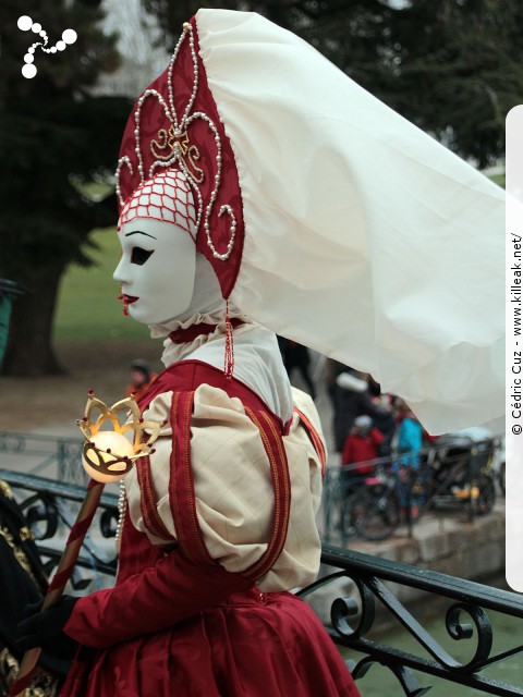 Carnaval vénitien, édition 2017 - les ven. 23, sam. 24 et dim. 25 février 2018, Annecy, Haute-Savoie. – « Carnaval Vénitien d'Annecy, édition 2018 » – mots associés : carnaval vénitien
