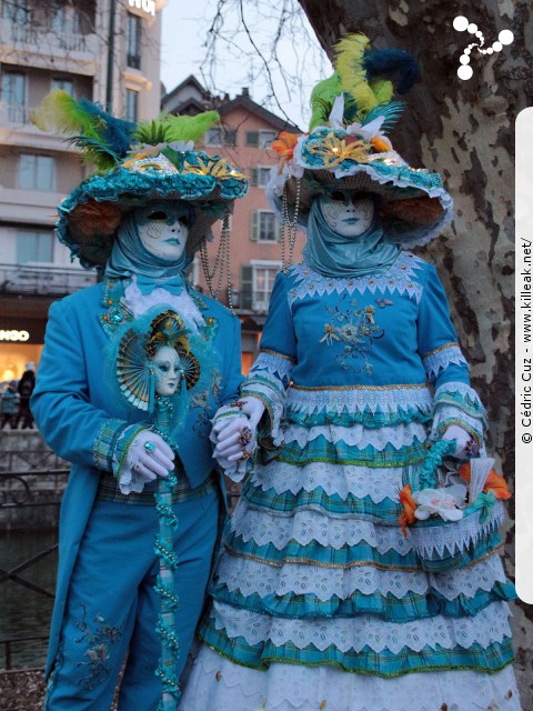 Carnaval vénitien, édition 2017 - les ven. 23, sam. 24 et dim. 25 février 2018, Annecy, Haute-Savoie. — « Carnaval Vénitien d'Annecy, édition 2018 » — mots associés : carnaval vénitien