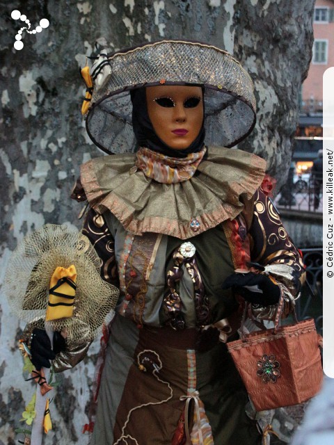 Carnaval vénitien, édition 2017 - les ven. 23, sam. 24 et dim. 25 février 2018, Annecy, Haute-Savoie. – « Carnaval Vénitien d'Annecy, édition 2018 » – mots associés : carnaval vénitien