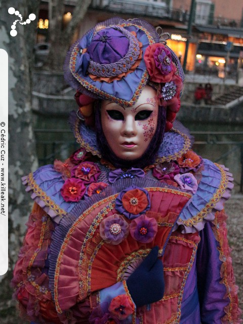 Carnaval vénitien, édition 2017 - les ven. 23, sam. 24 et dim. 25 février 2018, Annecy, Haute-Savoie. – « Carnaval Vénitien d'Annecy, édition 2018 » – mots associés : carnaval vénitien