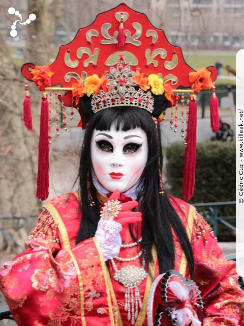 Carnaval vénitien, édition 2017 - les ven. 23, sam. 24 et dim. 25 février 2018, Annecy, Haute-Savoie. – « Carnaval Vénitien d'Annecy, édition 2018 » – mots associés : carnaval vénitien