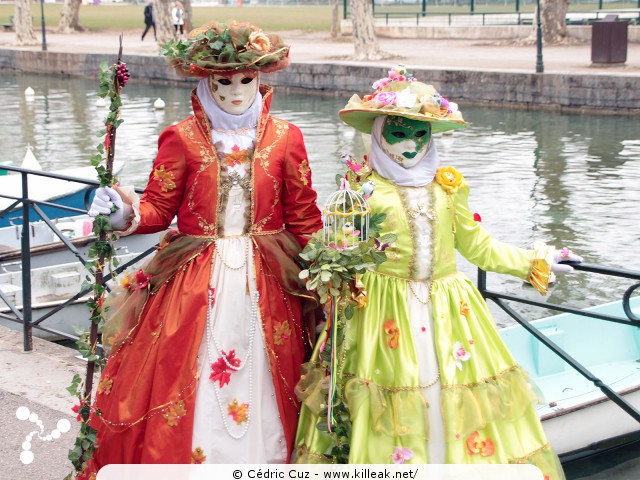 Carnaval vénitien, édition 2017 - les ven. 23, sam. 24 et dim. 25 février 2018, Annecy, Haute-Savoie. – « Carnaval Vénitien d'Annecy, édition 2018 » – mots associés : carnaval vénitien