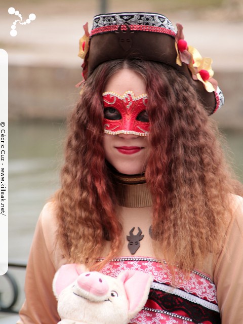 Carnaval vénitien, édition 2017 - les ven. 23, sam. 24 et dim. 25 février 2018, Annecy, Haute-Savoie. — « Carnaval Vénitien d'Annecy, édition 2018 » — mots associés : carnaval vénitien