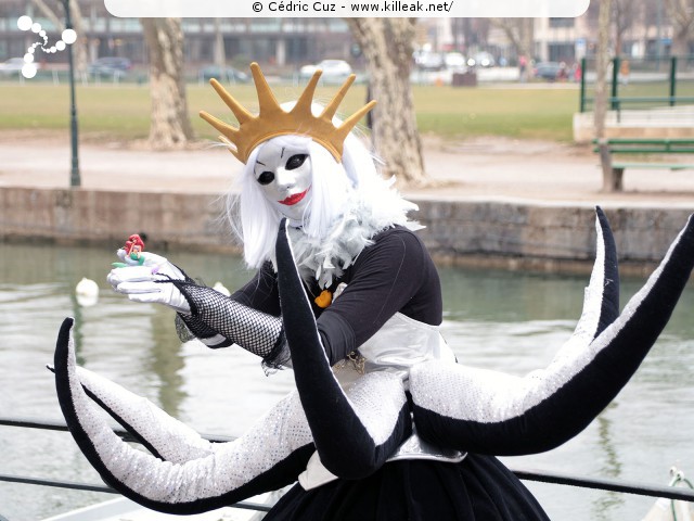 Carnaval vénitien, édition 2017 - les ven. 23, sam. 24 et dim. 25 février 2018, Annecy, Haute-Savoie. – « Carnaval Vénitien d'Annecy, édition 2018 » – mots associés : carnaval vénitien