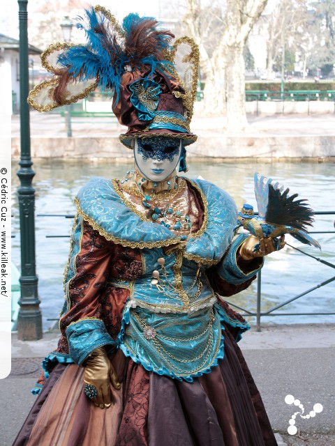 Carnaval vénitien, édition 2017 - les ven. 23, sam. 24 et dim. 25 février 2018, Annecy, Haute-Savoie. – « Carnaval Vénitien d'Annecy, édition 2018 » – mots associés : carnaval vénitien