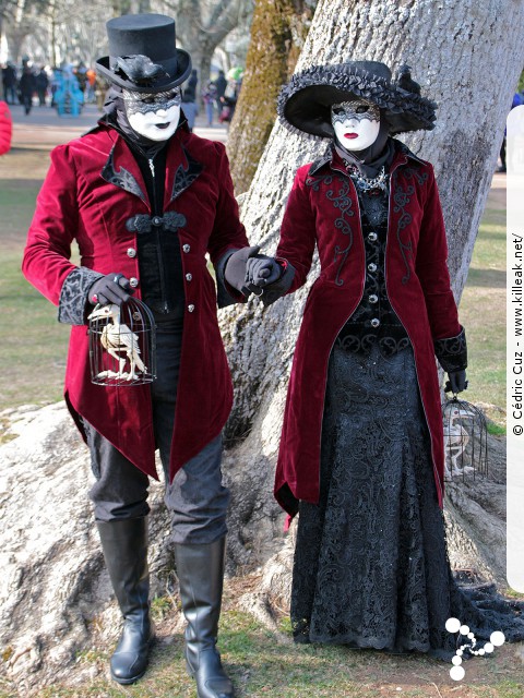 Carnaval vénitien, édition 2017 - les ven. 23, sam. 24 et dim. 25 février 2018, Annecy, Haute-Savoie. – « Carnaval Vénitien d'Annecy, édition 2018 » – mots associés : carnaval vénitien