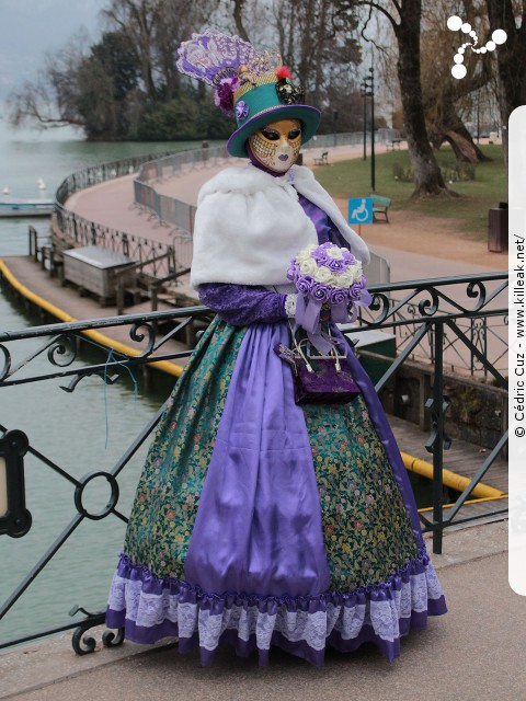 Carnaval vénitien, édition 2017 - les ven. 23, sam. 24 et dim. 25 février 2018, Annecy, Haute-Savoie. — « Carnaval Vénitien d'Annecy, édition 2018 » — mots associés : carnaval vénitien