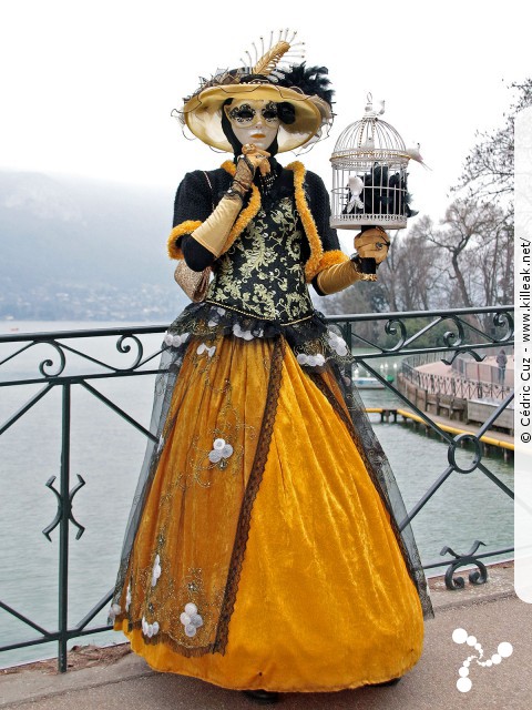 Carnaval vénitien, édition 2017 - les ven. 23, sam. 24 et dim. 25 février 2018, Annecy, Haute-Savoie. – « Carnaval Vénitien d'Annecy, édition 2018 » – mots associés : carnaval vénitien