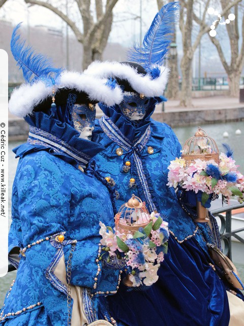 Carnaval vénitien, édition 2017 - les ven. 23, sam. 24 et dim. 25 février 2018, Annecy, Haute-Savoie. — « Carnaval Vénitien d'Annecy, édition 2018 » — mots associés : carnaval vénitien