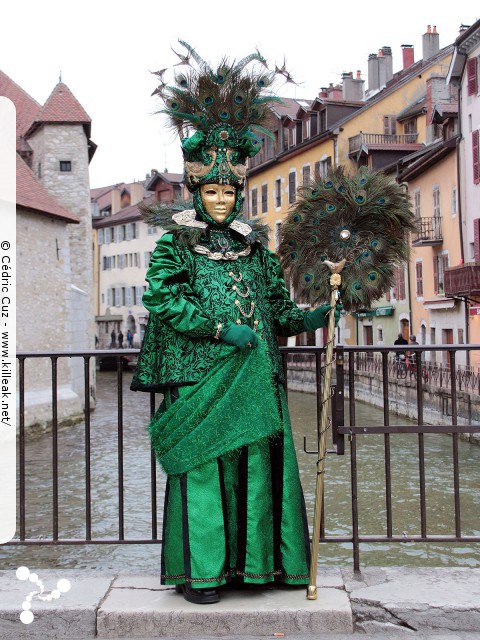 Carnaval vénitien, édition 2017 - les ven. 23, sam. 24 et dim. 25 février 2018, Annecy, Haute-Savoie. — « Carnaval Vénitien d'Annecy, édition 2018 » — mots associés : carnaval vénitien