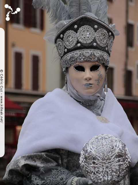 Carnaval vénitien, édition 2017 - les ven. 23, sam. 24 et dim. 25 février 2018, Annecy, Haute-Savoie. – « Carnaval Vénitien d'Annecy, édition 2018 » – mots associés : carnaval vénitien