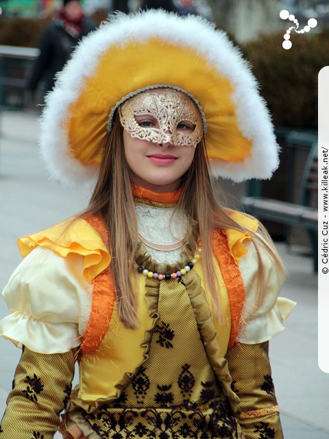 Carnaval vénitien, édition 2017 - les ven. 23, sam. 24 et dim. 25 février 2018, Annecy, Haute-Savoie. – « Carnaval Vénitien d'Annecy, édition 2018 » – mots associés : carnaval vénitien