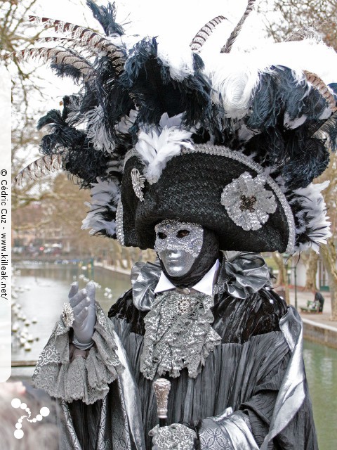 Carnaval vénitien, édition 2017 - les ven. 23, sam. 24 et dim. 25 février 2018, Annecy, Haute-Savoie. – « Carnaval Vénitien d'Annecy, édition 2018 » – mots associés : carnaval vénitien