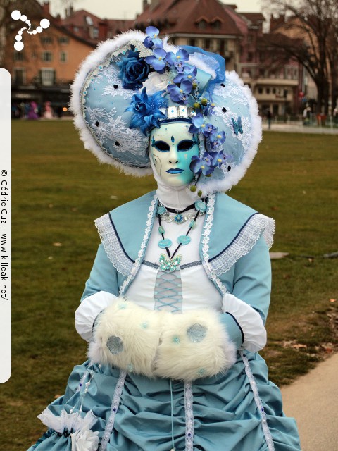 Carnaval vénitien, édition 2017 - les ven. 23, sam. 24 et dim. 25 février 2018, Annecy, Haute-Savoie. — « Carnaval Vénitien d'Annecy, édition 2018 » — mots associés : carnaval vénitien