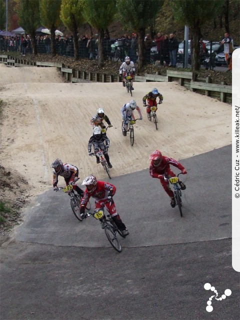 Coupe des Lacs 2009 de BMX, manche de Cran-Gevrier - le dim. 08.11.2009. 5e et avant-dernière manche de cette compétition franco-suisse de BMX. — « Coupe des Lacs 2009 de BMX, manche de Cran-Gevrier » — 5e manche de la Coupe des Lacs sur la piste de bicross de Cran-Gevrier. — mots associés : bmx, coupe des lacs