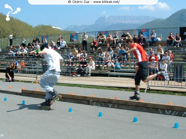 Coupe de France et Open International de Roller Acrobatique - les sam. 15 et dim. 16 mai 2004, Annecy - le Pâquier. – « Coupe de France et Open International de Roller Acrobatique » –