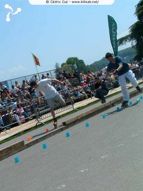 Coupe de France et Open International de Roller Acrobatique - les sam. 15 et dim. 16 mai 2004, Annecy - le Pâquier. – « Coupe de France et Open International de Roller Acrobatique » –