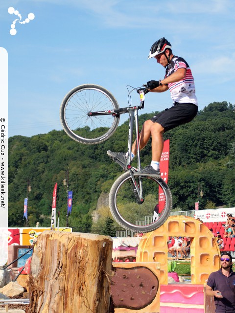 Coupe du Monde 2017 de VTT Trial, 4e manche - les sam. 26 et dim. 27 août 2017, Albertville, Savoie – « Coupe du Monde 2017 de VTT Trial, 4e manche à Albertville » – Coupe du Monde 2017 de VTT Trial, 4e manche, Albertville, Savoie, France – mots associés : albertville, coupe du monde, trial