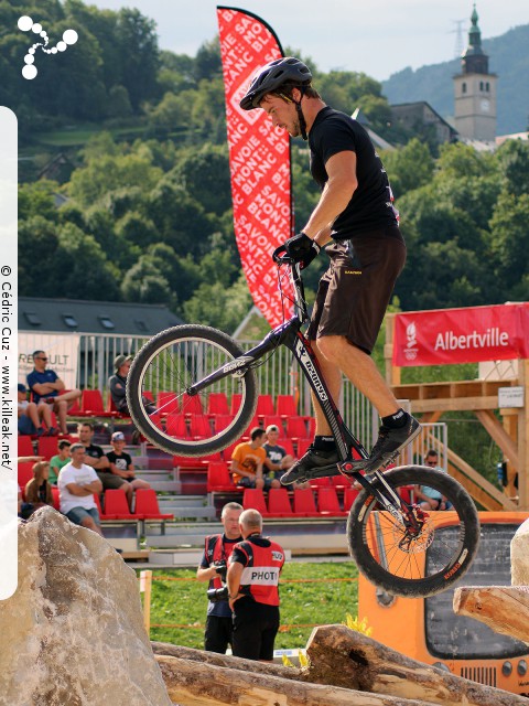Coupe du Monde 2017 de VTT Trial, 4e manche - les sam. 26 et dim. 27 août 2017, Albertville, Savoie – « Coupe du Monde 2017 de VTT Trial, 4e manche à Albertville » – Coupe du Monde 2017 de VTT Trial, 4e manche, Albertville, Savoie, France – mots associés : albertville, coupe du monde, trial