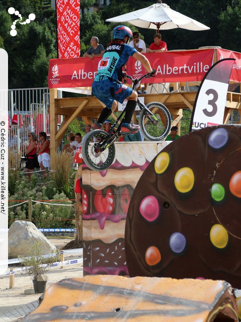 Coupe du Monde 2017 de VTT Trial, 4e manche - les sam. 26 et dim. 27 août 2017, Albertville, Savoie — « Coupe du Monde 2017 de VTT Trial, 4e manche à Albertville » — Coupe du Monde 2017 de VTT Trial, 4e manche, Albertville, Savoie, France — mots associés : albertville, coupe du monde, trial