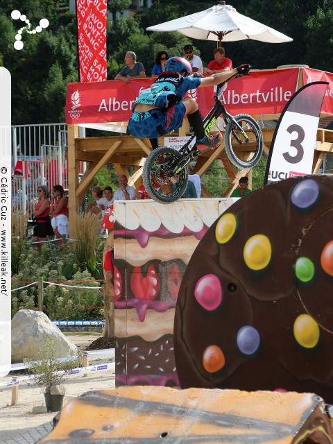 Coupe du Monde 2017 de VTT Trial, 4e manche - les sam. 26 et dim. 27 août 2017, Albertville, Savoie – « Coupe du Monde 2017 de VTT Trial, 4e manche à Albertville » – Coupe du Monde 2017 de VTT Trial, 4e manche, Albertville, Savoie, France – mots associés : albertville, coupe du monde, trial