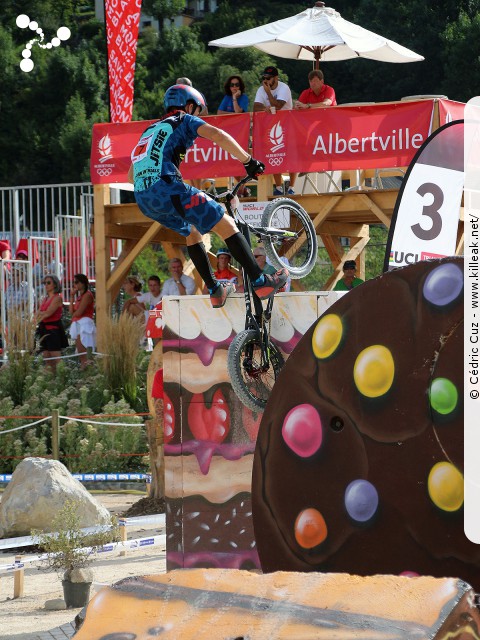 Coupe du Monde 2017 de VTT Trial, 4e manche - les sam. 26 et dim. 27 août 2017, Albertville, Savoie – « Coupe du Monde 2017 de VTT Trial, 4e manche à Albertville » – Coupe du Monde 2017 de VTT Trial, 4e manche, Albertville, Savoie, France – mots associés : albertville, coupe du monde, trial
