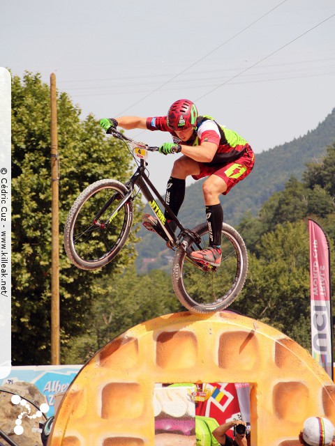 Coupe du Monde 2017 de VTT Trial, 4e manche - les sam. 26 et dim. 27 août 2017, Albertville, Savoie – « Coupe du Monde 2017 de VTT Trial, 4e manche à Albertville » – Coupe du Monde 2017 de VTT Trial, 4e manche, Albertville, Savoie, France – mots associés : albertville, coupe du monde, trial