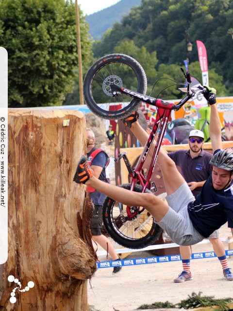 Coupe du Monde 2017 de VTT Trial, 4e manche - les sam. 26 et dim. 27 août 2017, Albertville, Savoie – « Coupe du Monde 2017 de VTT Trial, 4e manche à Albertville » – Coupe du Monde 2017 de VTT Trial, 4e manche, Albertville, Savoie, France – mots associés : albertville, coupe du monde, trial