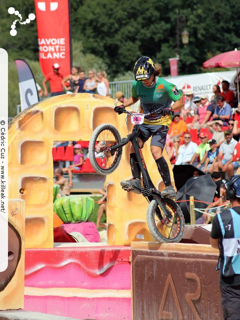 Coupe du Monde 2017 de VTT Trial, 4e manche - les sam. 26 et dim. 27 août 2017, Albertville, Savoie – « Coupe du Monde 2017 de VTT Trial, 4e manche à Albertville » – Coupe du Monde 2017 de VTT Trial, 4e manche, Albertville, Savoie, France – mots associés : albertville, coupe du monde, trial