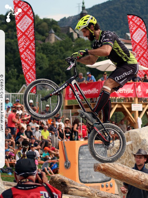 Coupe du Monde 2017 de VTT Trial, 4e manche - les sam. 26 et dim. 27 août 2017, Albertville, Savoie – « Coupe du Monde 2017 de VTT Trial, 4e manche à Albertville » – Coupe du Monde 2017 de VTT Trial, 4e manche, Albertville, Savoie, France – mots associés : albertville, coupe du monde, trial
