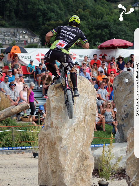 Coupe du Monde 2017 de VTT Trial, 4e manche - les sam. 26 et dim. 27 août 2017, Albertville, Savoie – « Coupe du Monde 2017 de VTT Trial, 4e manche à Albertville » – Coupe du Monde 2017 de VTT Trial, 4e manche, Albertville, Savoie, France – mots associés : albertville, coupe du monde, trial