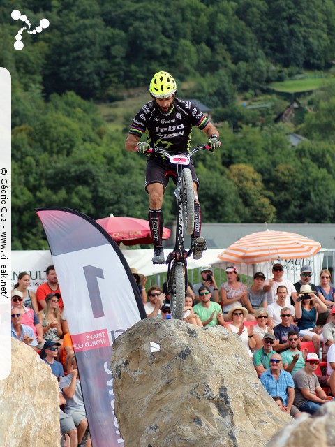 Coupe du Monde 2017 de VTT Trial, 4e manche - les sam. 26 et dim. 27 août 2017, Albertville, Savoie – « Coupe du Monde 2017 de VTT Trial, 4e manche à Albertville » – Coupe du Monde 2017 de VTT Trial, 4e manche, Albertville, Savoie, France – mots associés : albertville, coupe du monde, trial