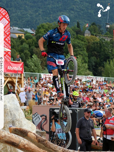 Coupe du Monde 2017 de VTT Trial, 4e manche - les sam. 26 et dim. 27 août 2017, Albertville, Savoie – « Coupe du Monde 2017 de VTT Trial, 4e manche à Albertville » – Coupe du Monde 2017 de VTT Trial, 4e manche, Albertville, Savoie, France – mots associés : albertville, coupe du monde, trial