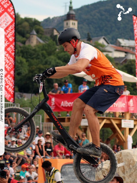 Coupe du Monde 2017 de VTT Trial, 4e manche - les sam. 26 et dim. 27 août 2017, Albertville, Savoie – « Coupe du Monde 2017 de VTT Trial, 4e manche à Albertville » – Coupe du Monde 2017 de VTT Trial, 4e manche, Albertville, Savoie, France – mots associés : albertville, coupe du monde, trial