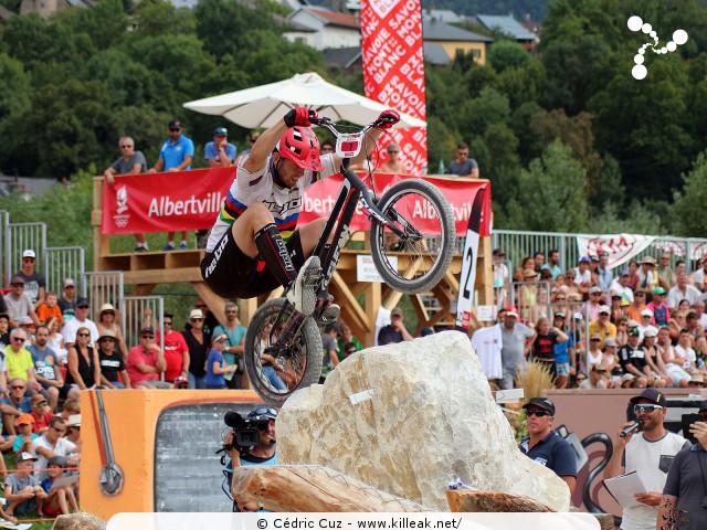 Coupe du Monde 2017 de VTT Trial, 4e manche - les sam. 26 et dim. 27 août 2017, Albertville, Savoie – « Coupe du Monde 2017 de VTT Trial, 4e manche à Albertville » – Coupe du Monde 2017 de VTT Trial, 4e manche, Albertville, Savoie, France – mots associés : albertville, coupe du monde, trial
