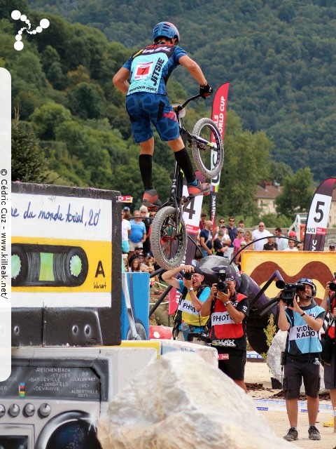 Coupe du Monde 2017 de VTT Trial, 4e manche - les sam. 26 et dim. 27 août 2017, Albertville, Savoie – « Coupe du Monde 2017 de VTT Trial, 4e manche à Albertville » – Coupe du Monde 2017 de VTT Trial, 4e manche, Albertville, Savoie, France – mots associés : albertville, coupe du monde, trial