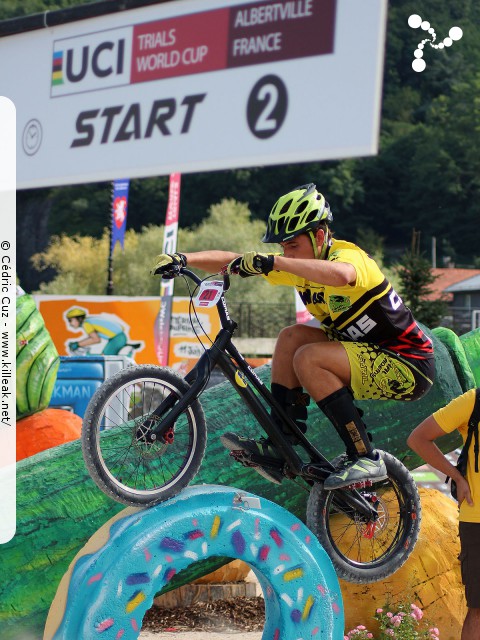 Coupe du Monde 2017 de VTT Trial, 4e manche - les sam. 26 et dim. 27 août 2017, Albertville, Savoie – « Coupe du Monde 2017 de VTT Trial, 4e manche à Albertville » – Coupe du Monde 2017 de VTT Trial, 4e manche, Albertville, Savoie, France – mots associés : albertville, coupe du monde, trial